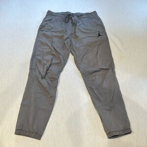 Jordan Joggers - Embroidered Logo, 4 pockets. Button fly and built in string.